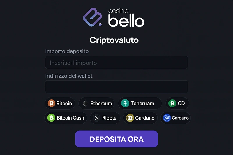 casinobello crypto page